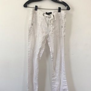 White linen pants by Sanctuary